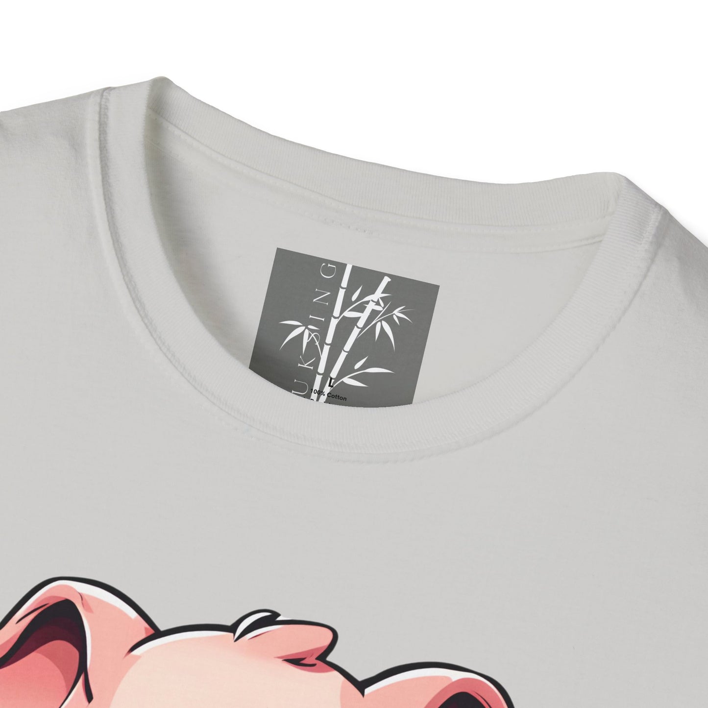 Fei Mui Piggy Graphic T-Shirt Black Text