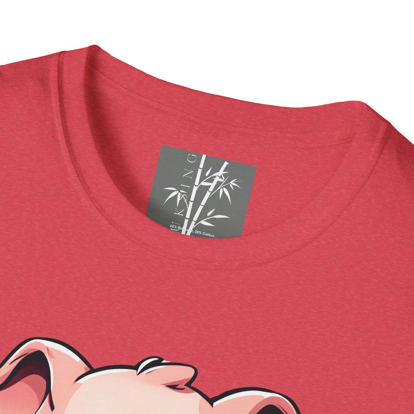 Fei Mui Piggy Graphic T-Shirt Black Text