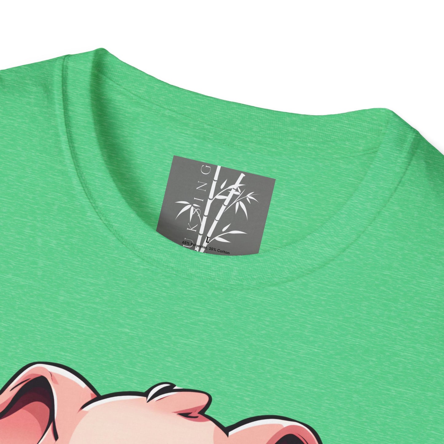 Fei Mui Piggy Graphic T-Shirt Black Text